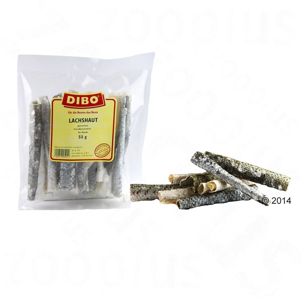 DIBO 50g Lachshaut DIBO Hundesnacks