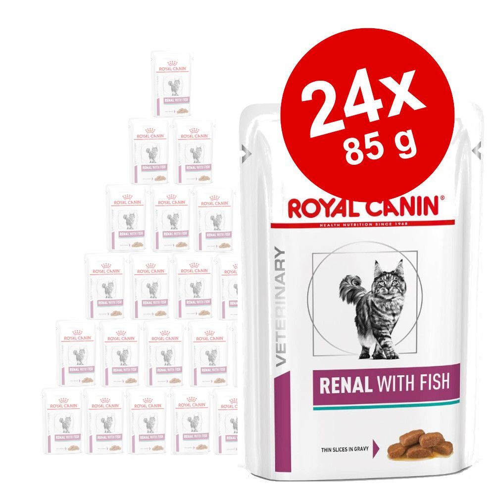 Royal Canin Veterinary Diet 24x 85g Fisch Royal Canin Veterinary Diet Feline Nassfutter für Katzen