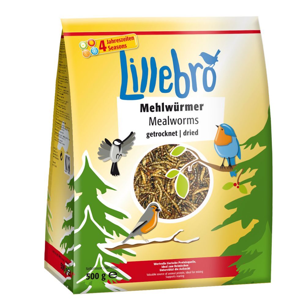 Lillebro 500g Lillebro getrocknete Mehlwürmer