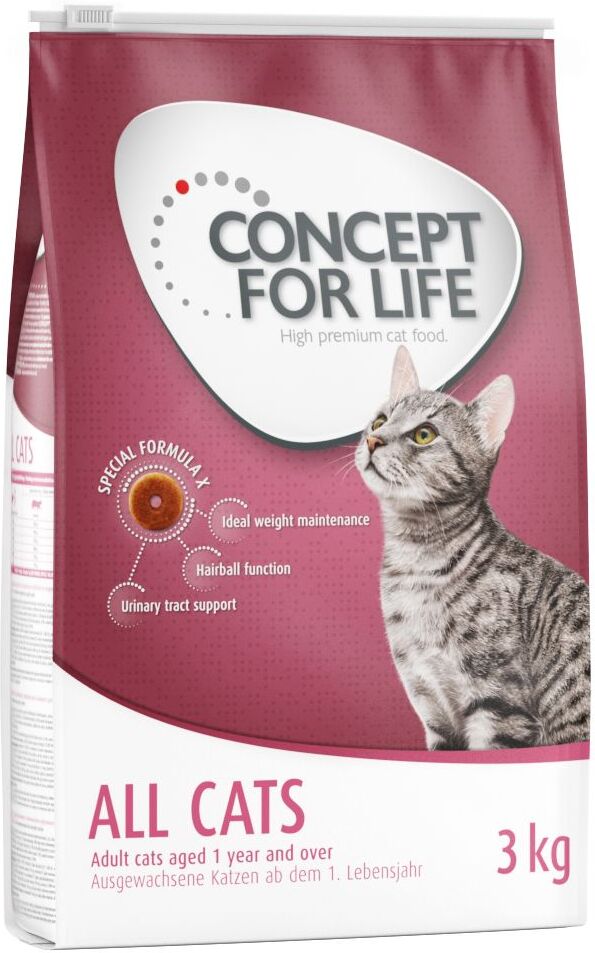 Concept for Life 400g All Cats Concept for Life Trockenfutter für Katzen