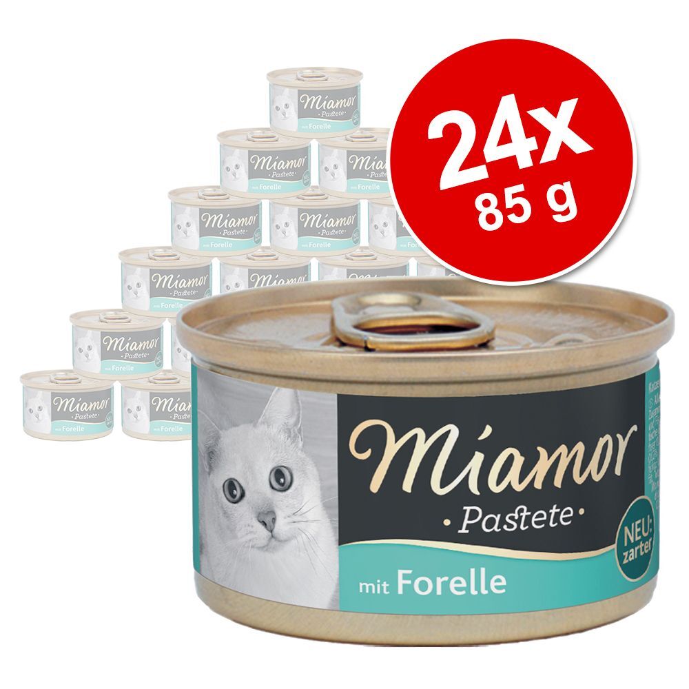 Miamor 24x 85g Pastete Multibox Geflügel (4 Sorten) Miamor Katzennassfutter
