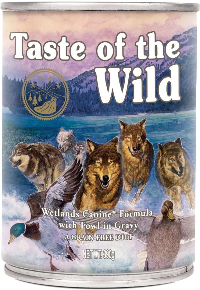 Taste of the Wild 12x 390g Wetlands Taste of the Wild, Nassfutter für Hunde