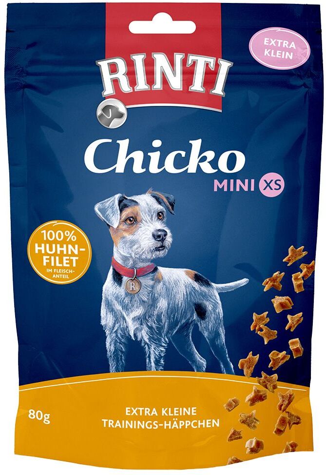 RINTI 2x 80g Mini XS Huhn RINTI Chicko Hundesnacks