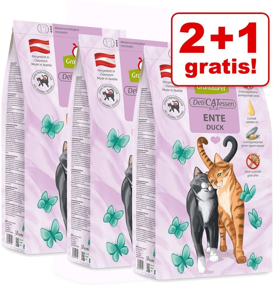 Granatapet 3x 300g Adult Ente GranataPet DeliCatessen 2+1 gratis!