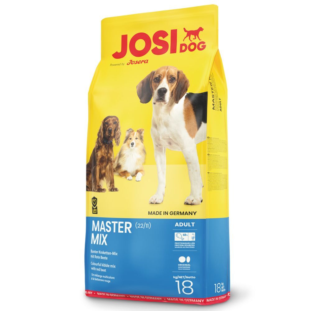 JosiDog 2x 18kg Master Mix JosiDog Trockenfutter für Hunde