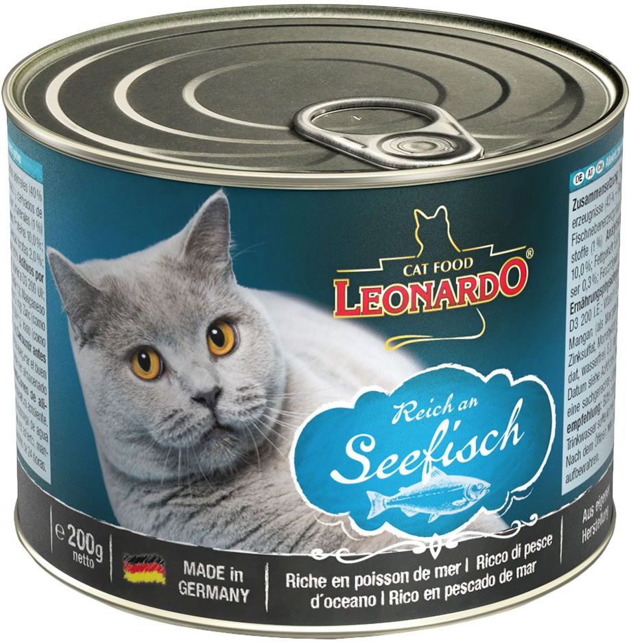 Leonardo 6x 200g All Meat Reich an Leber Leonardo Nassfutter für Katzen