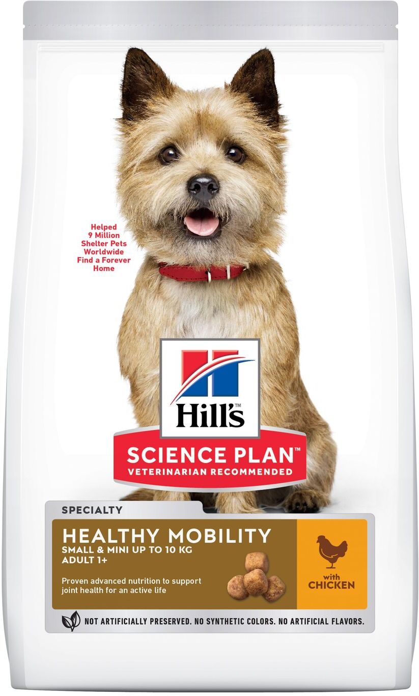 Hill's Science Plan 6kg Adult 1+ Healthy Mobility Small & Mini mit Huhn Hundefutter trocken