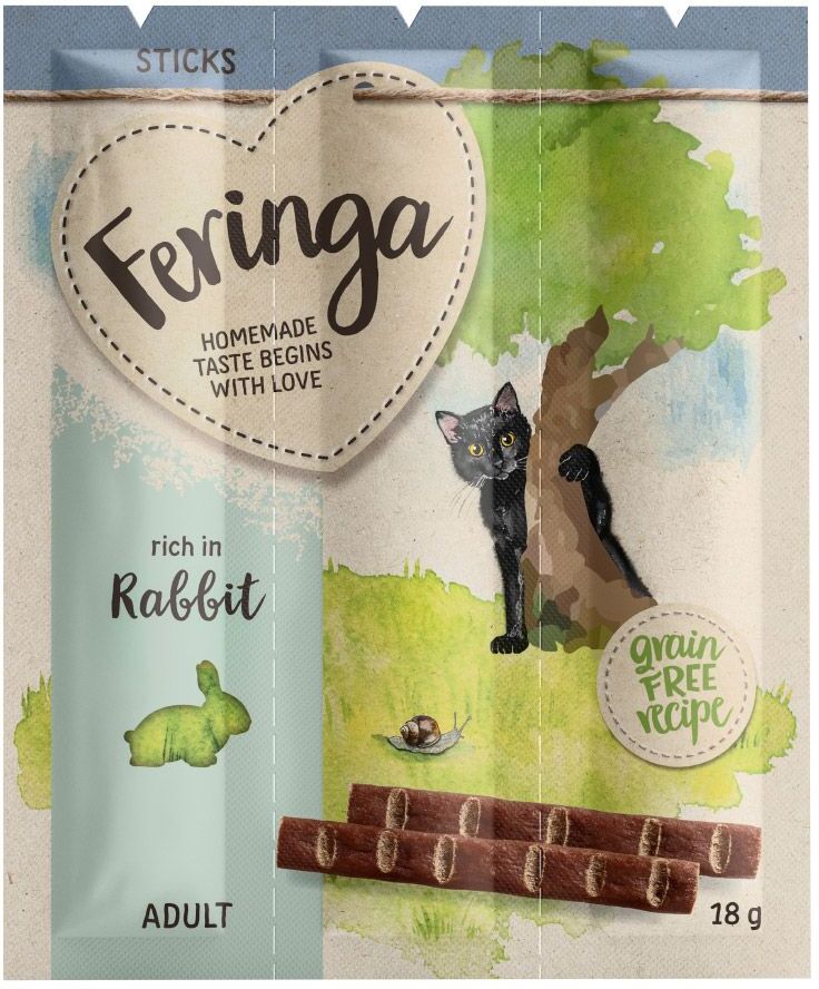 Feringa 9x 6g Sticks Kaninchen Feringa Katzensnacks