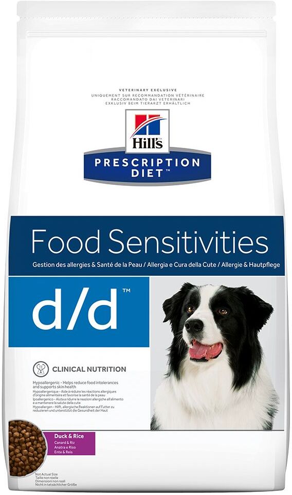 Hill's Prescription Diet 12kg d/d Food Sensitivities mit Ente & Reis Hill's Prescription Diet Trockenfutter für Hunde