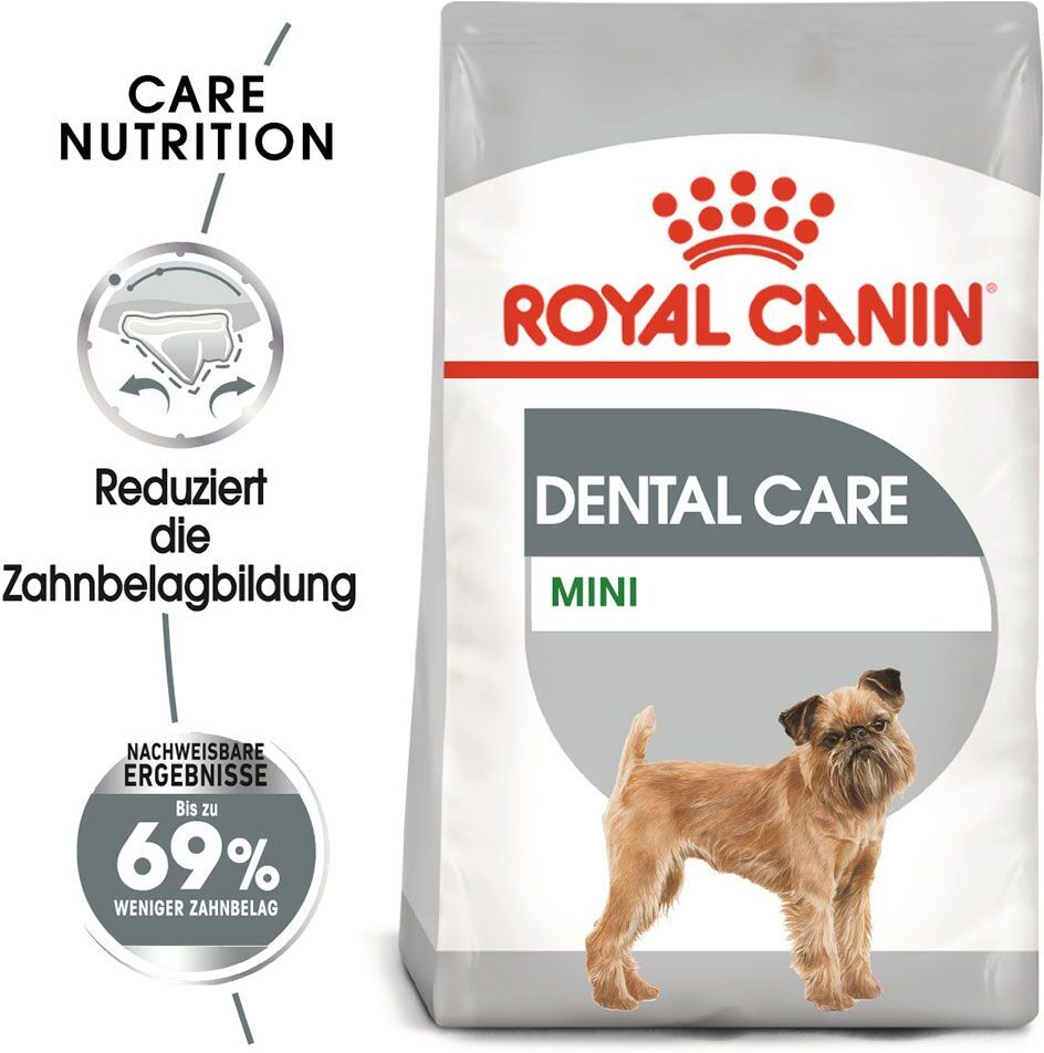 Royal Canin Care Nutrition 2x 8kg CCN Dental Care Mini Royal Canin Trockenfutter für Hunde