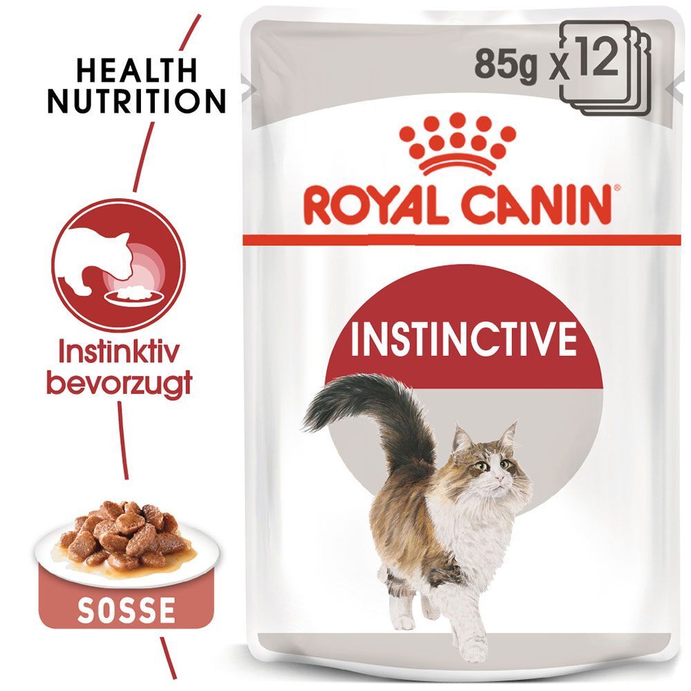 Royal Canin 96x 85g Instinctive in Sosse Royal Canin Katzenfutter nass