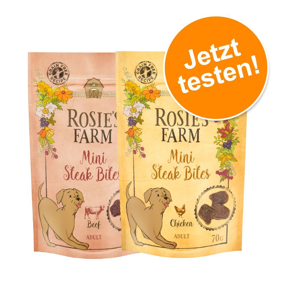 Rosie's Farm 2x 50g Mini Hearts Rosie's Farm Hundesnacks
