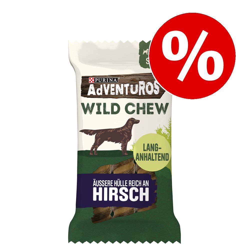 Adventuros 150 g Wild Chew für kleine Hunde AdVENTuROS Hundesnacks zum Sonderpreis!