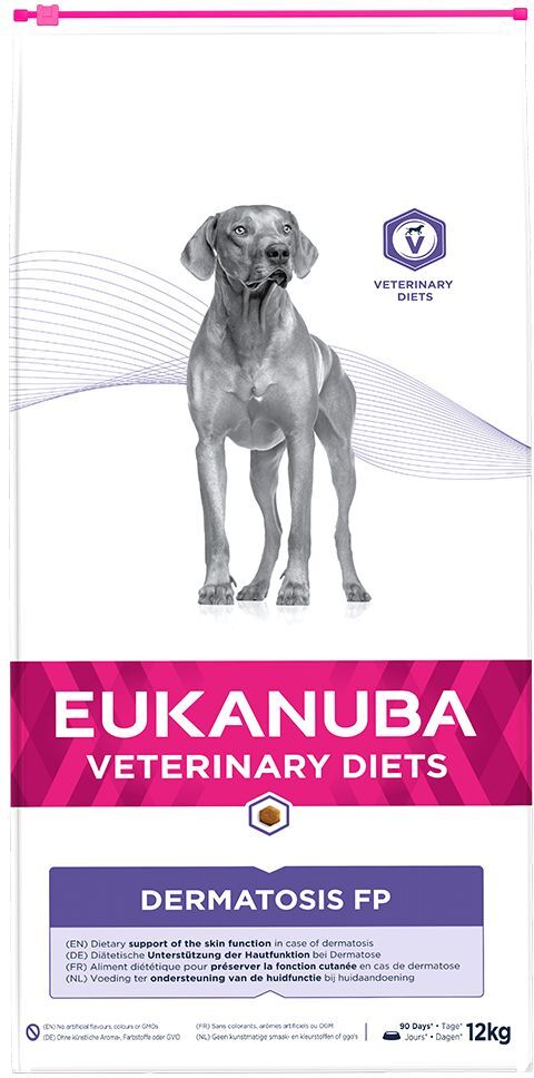 Eukanuba Veterinary Diet 2x 12kg Dermatosis Eukanuba VETERINARY DIETS Trockenfutter für Hunde