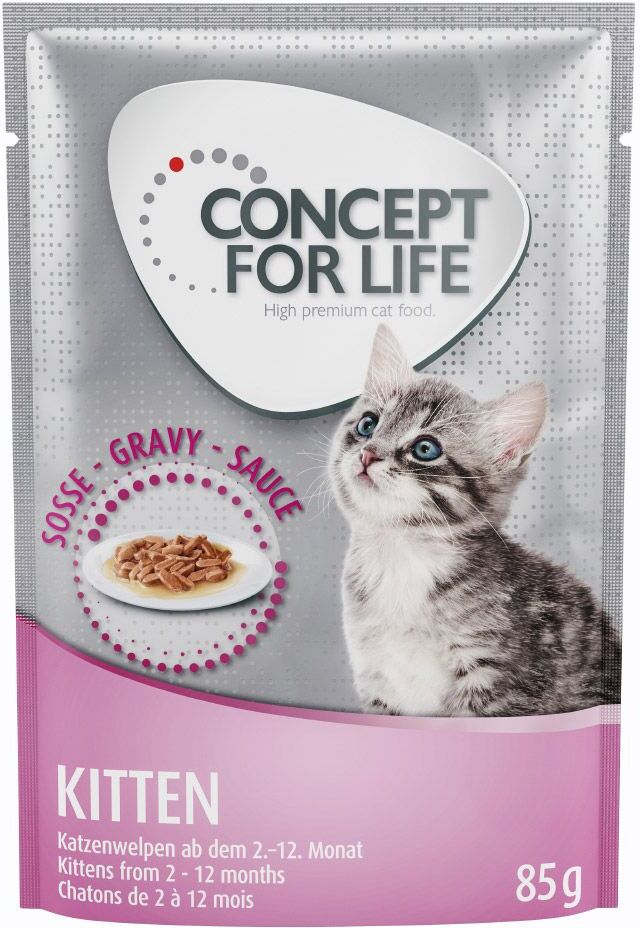 Concept for Life 24x 85g Kitten in Sosse Concept for Life Nassfutter für Katzen