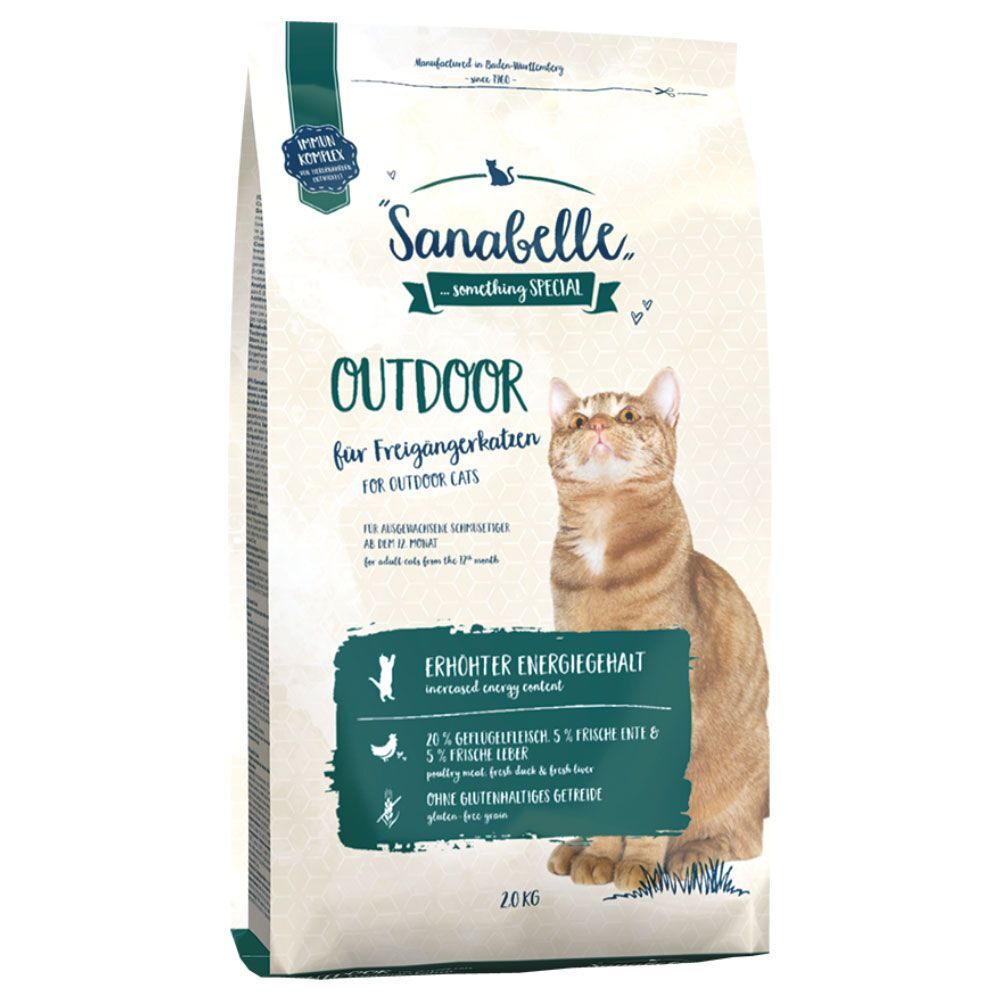 Sanabelle 2x 10kg Outdoor Sanabelle Trockenfutter für Katzen