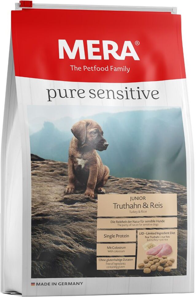 Meradog Pure Sensitive 2x12,5kg Meradog pure Junior Truthahn & Reis Hundetrockenfutter