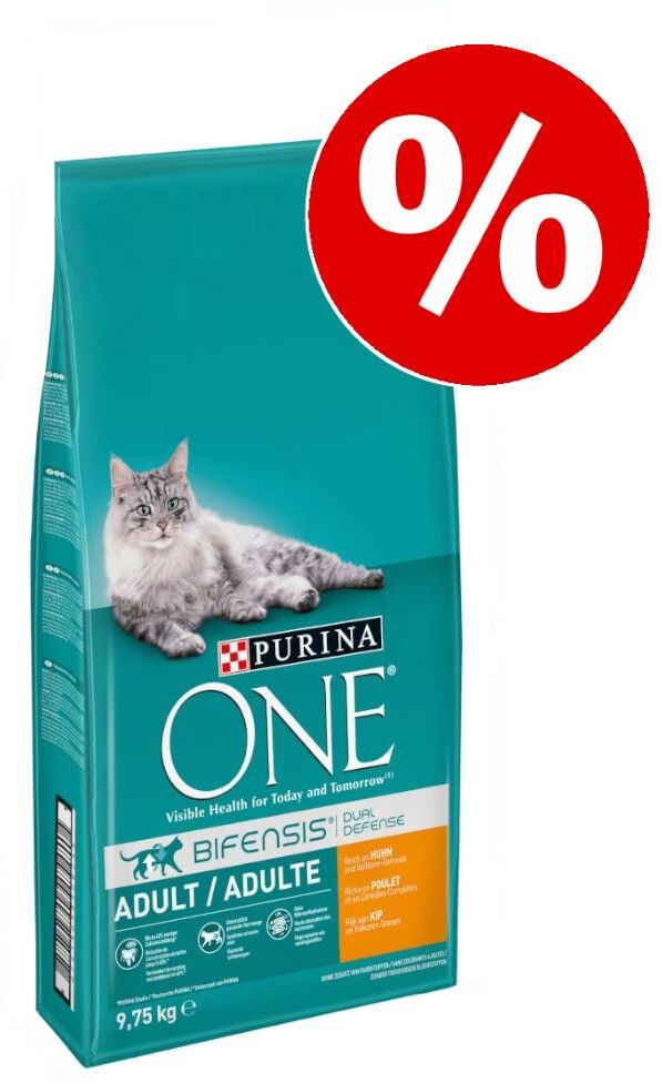 Purina One 9,75kg Adult Lachs & Vollkorngetreide Purina ONE Katzenfutter trocken zum Sonderpreis!