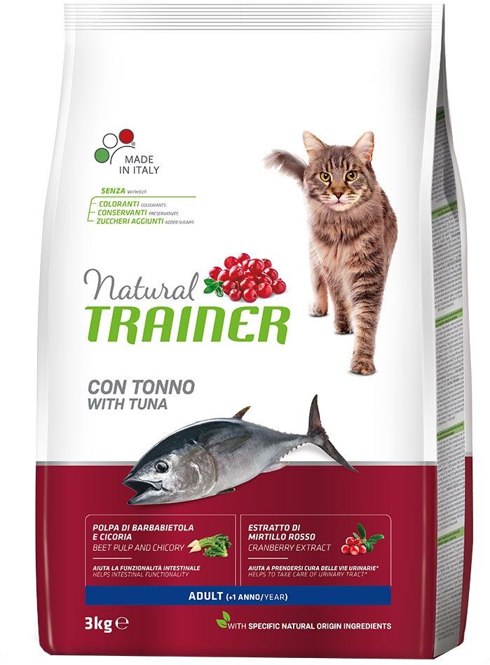 Trainer Natural Cat 2x 10kg Adult Thunfisch Trainer Natural Trockenfutter für Katzen