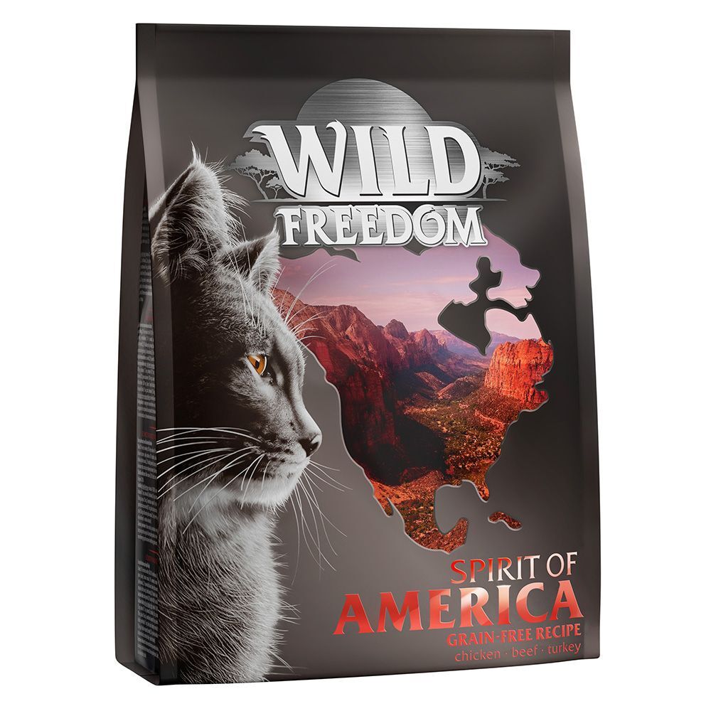 Wild Freedom 3x 2kg "Spirit of America" Wild Freedom Trockenfutter für Katzen