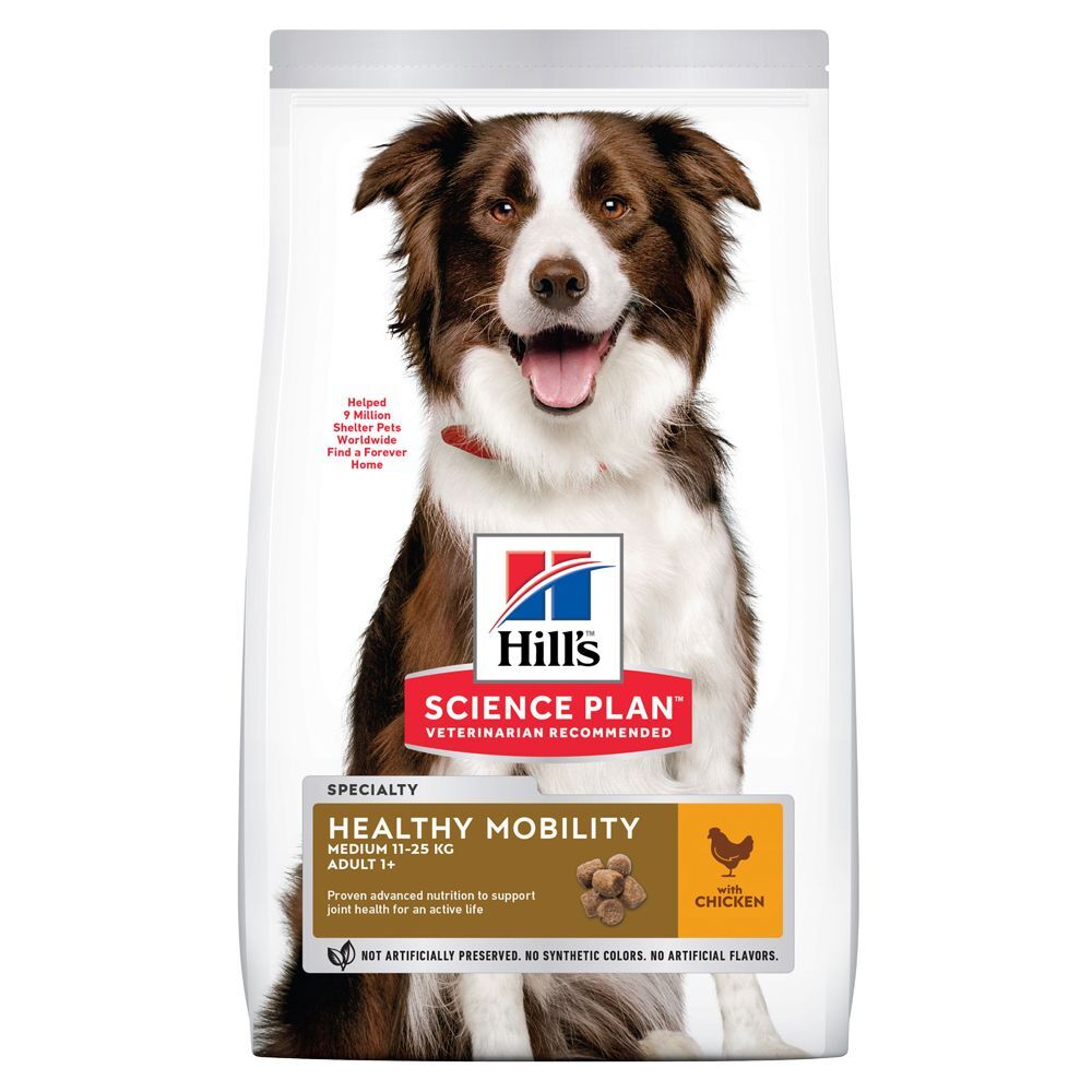 Hill's Science Plan 2x 14kg Adult 1+ Healthy Mobility Medium Hill's Science Plan Trockenfutter für Hunde