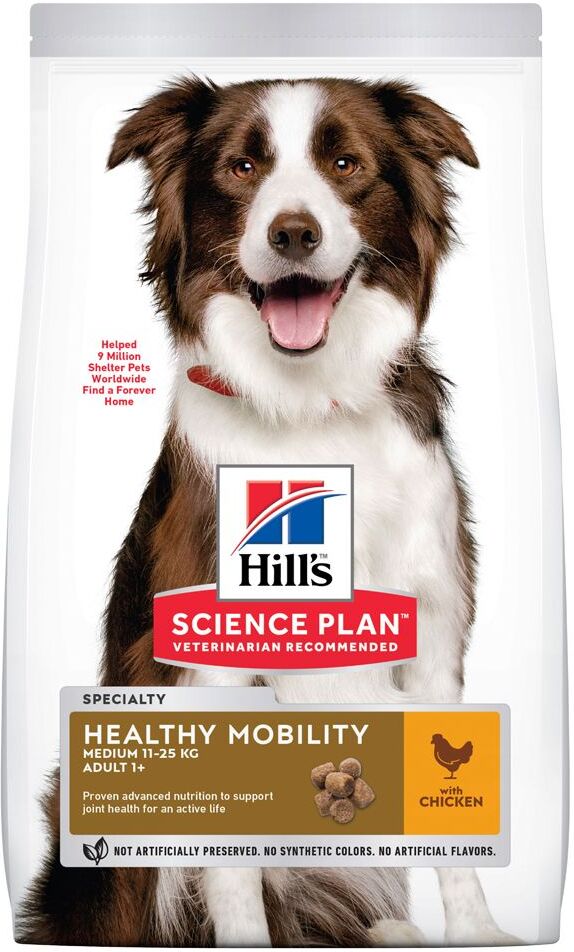 Hill's Science Plan 2,5kg Hill's Science Plan Adult 1+ Healthy Mobility Medium mit Huhn Hundetrockenfutter