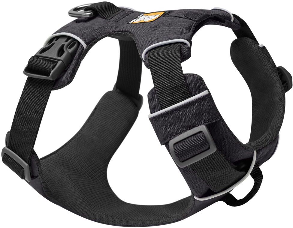 Ruffwear Hundegeschirr Front Range Harness Grösse S: 56 - 69 cm Brustumfang, B 25 mm, grau