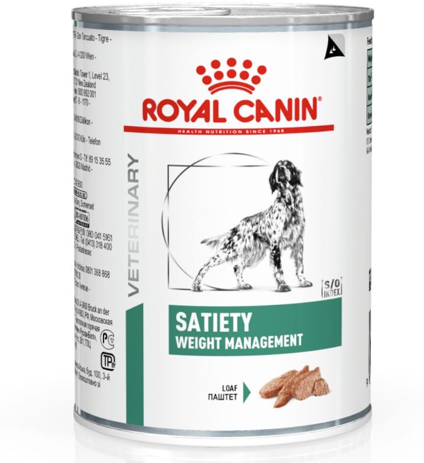 Royal Canin Veterinary Diet 24x410g Royal Canin Veterinary Diet Canine Satiety Weight Management Nassfutter Hund