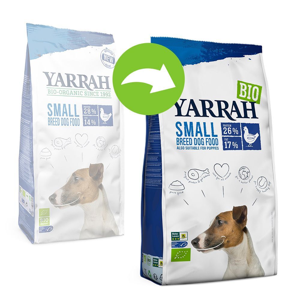Yarrah 5kg Small Breed Huhn Yarrah Bio Trockenfutter für Hunde