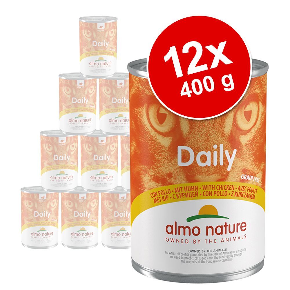 Almo Nature Daily Menu 12x 400g Daily Menu Truthahn Almo Nature Nassfutter für Katzen