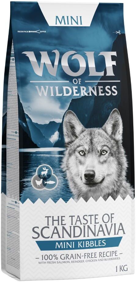 Wolf of Wilderness 5x 1kg The Taste Of Canada Rind, Pute, Kabeljau Wolf of Wilderness MINI Kroketten Trockenfutter für Hunde