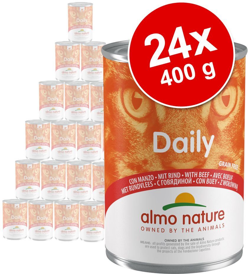 Almo Nature Daily Menu 24x 400g Daily Menu Kaninchen Almo Nature Nassfutter für Katzen