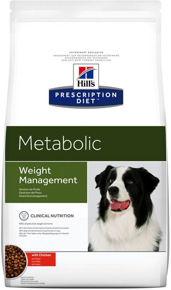 Hill's Prescription Diet 12kg Metabolic Weight Management mit Huhn Hill's Prescription Diet Trockenfutter für Hunde