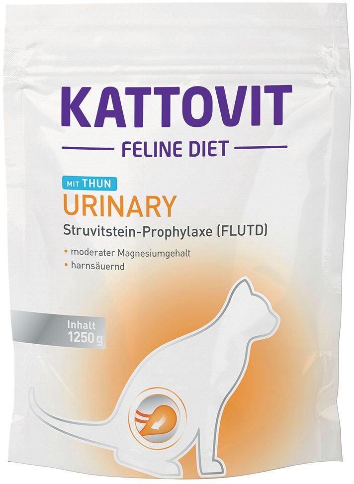 Kattovit 2x 4kg Urinary Trockenfutter mit Thunfisch Kattovit Spezialfutter für Katzen