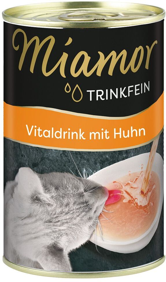 Miamor 6x 135ml Trinkfein Vitaldrink Thunfisch Miamor Spezialfutter für Katzen