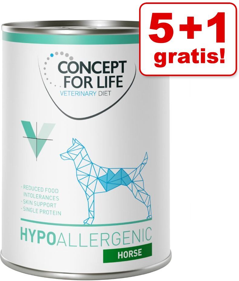 Concept for Life VET 6x400g Mobility Concept for Life Veterinary Diet Hundenassfutter - 5+1 gratis!