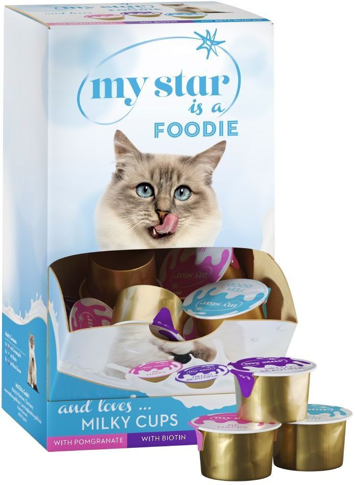 My Star 75x 15g Milky Cups Mix My Star Katzensnacks