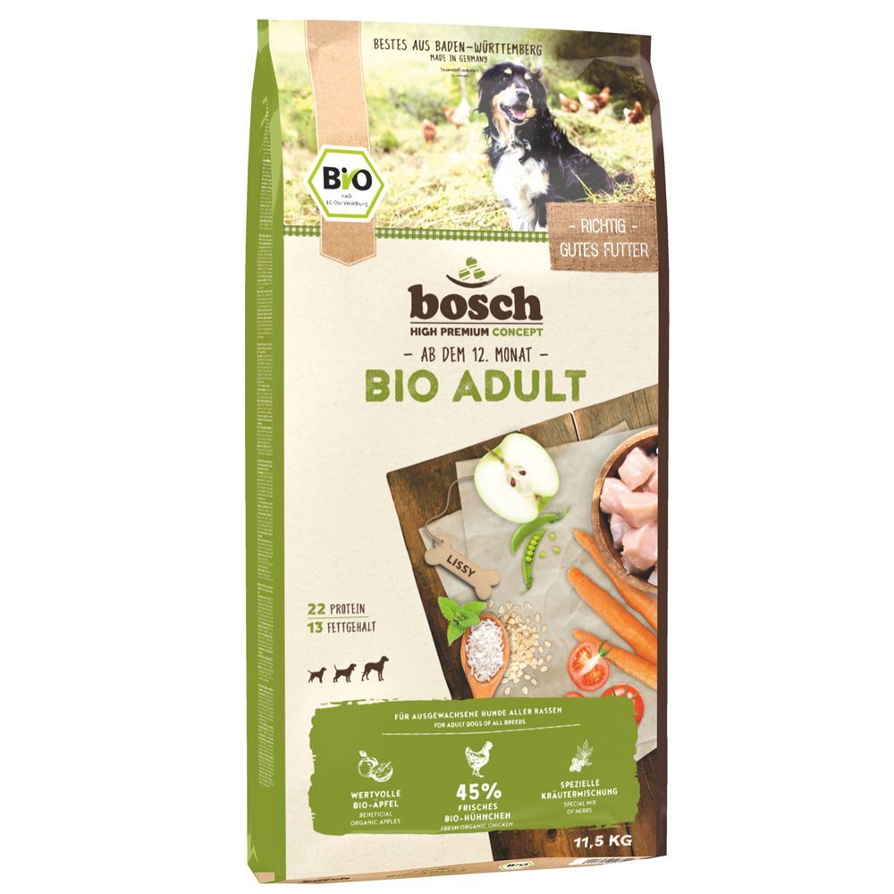 Bosch Natural Organic concept 11,5kg Bio Adult bosch Trockenfutter für Hunde