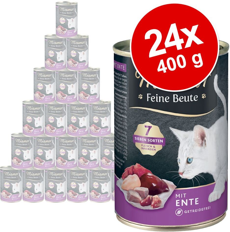 Miamor 24x 400g Feine Beute Pute Miamor Nassfutter für Katzen