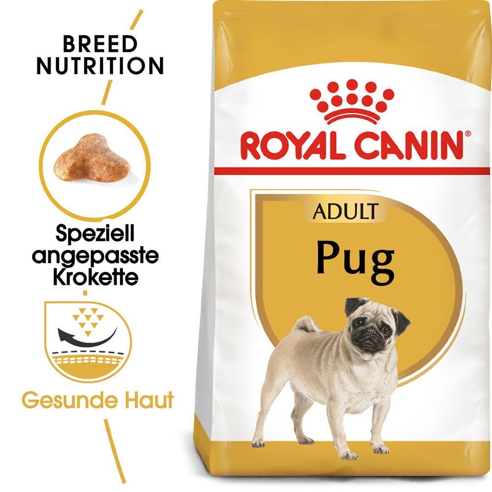 Royal Canin Breed 2x 3kg Pug Adult Royal Canin Trockenfutter für Hunde