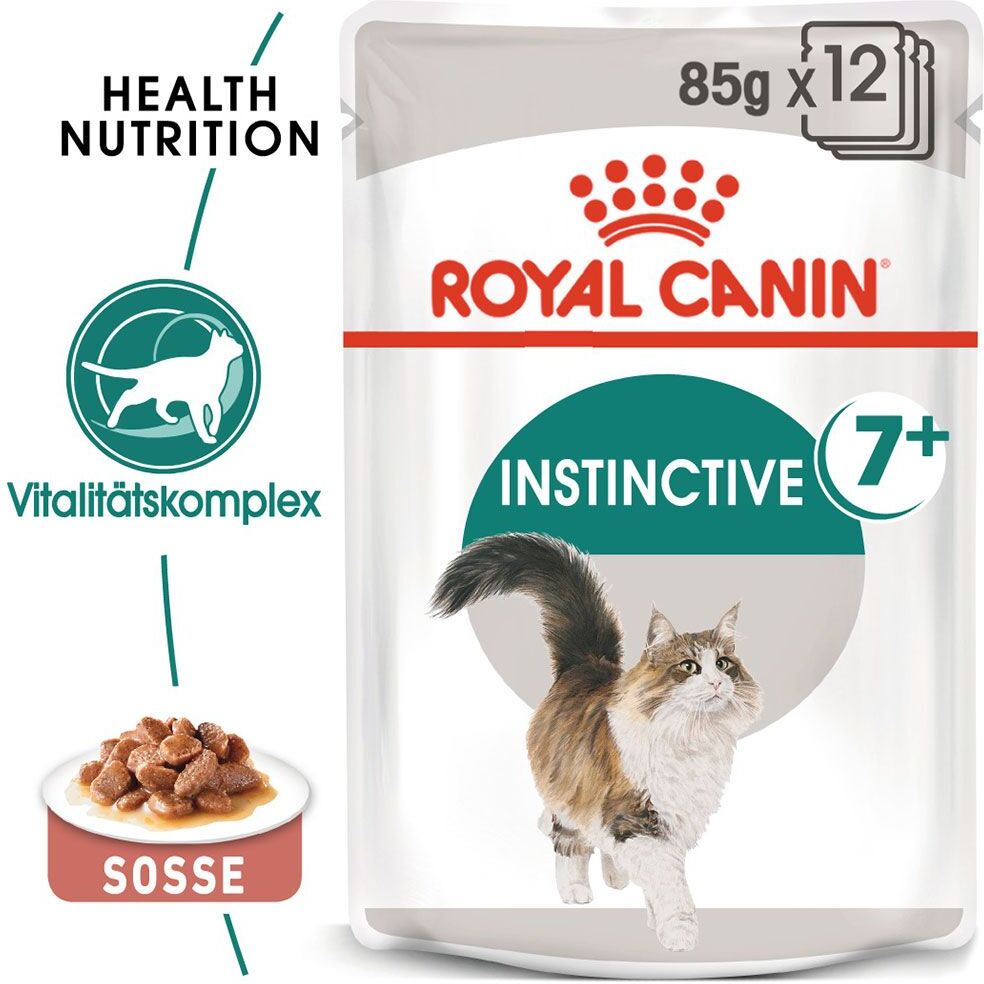 Royal Canin 12x 85g Instinctive +7 in Sosse Royal Canin Nassfutter für Katzen