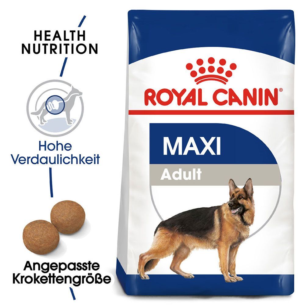 Royal Canin Size 2x 15kg Maxi Adult Royal Canin Trockenfutter für Hunde