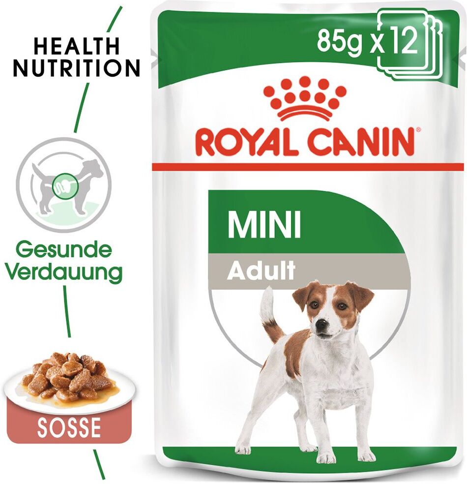 Royal Canin Size 12x 85g Mini Adult Royal Canin Nassfutter für Hunde