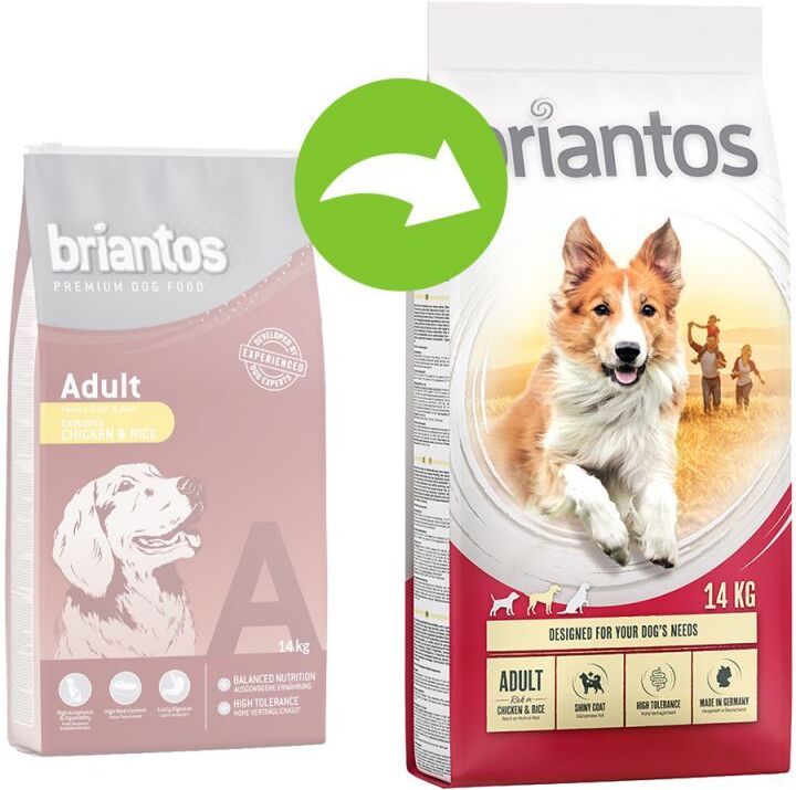 briantos 14kg Adult Huhn & Reis Briantos Trockenfutter für Hunde