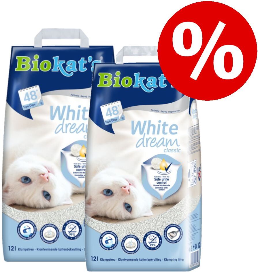 Biokat's 2x 14l Feine Körnung: Micro Classic Biokat's Katzenstreu