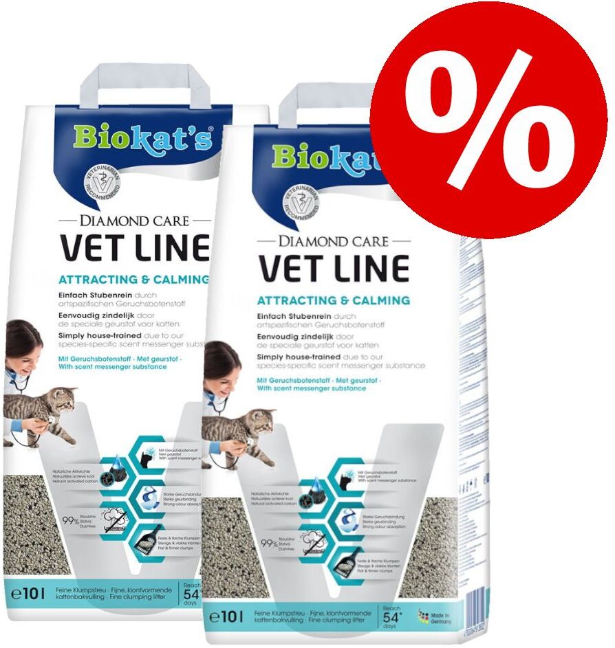 Biokat's 2x 10l DIAMOND CARE Fresh Biokat´s Katzenstreu