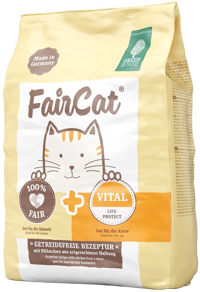 Fair Cat 1,5kg (5x 300g) Vital FairCat Trockenfutter für Katzen