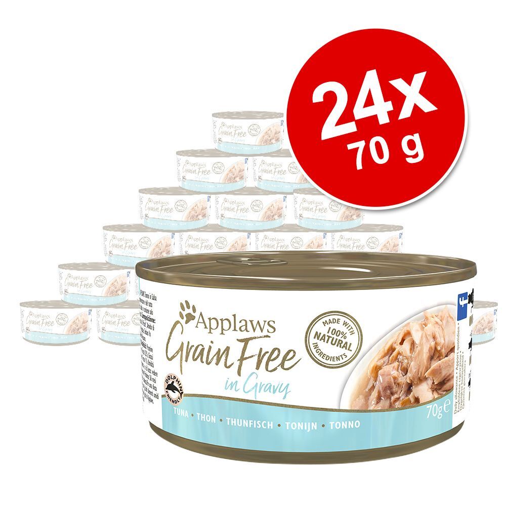 Applaws 24 x 70 g Applaws Grainfree in Gravy Rind Katzenfutter nass