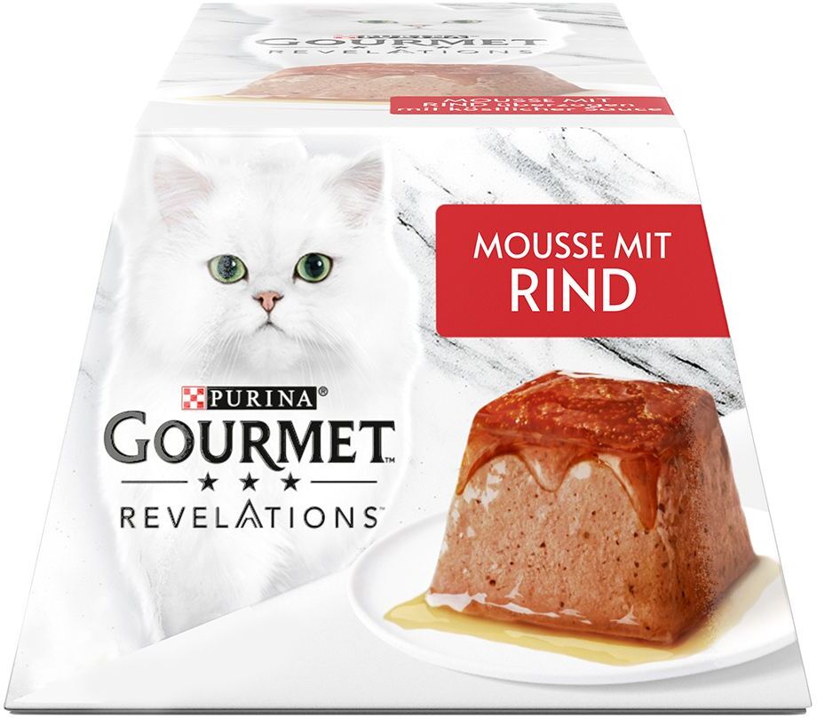 Gourmet 4x 57g Mousse Huhn Gourmet Revelations Nassfutter für Katzen