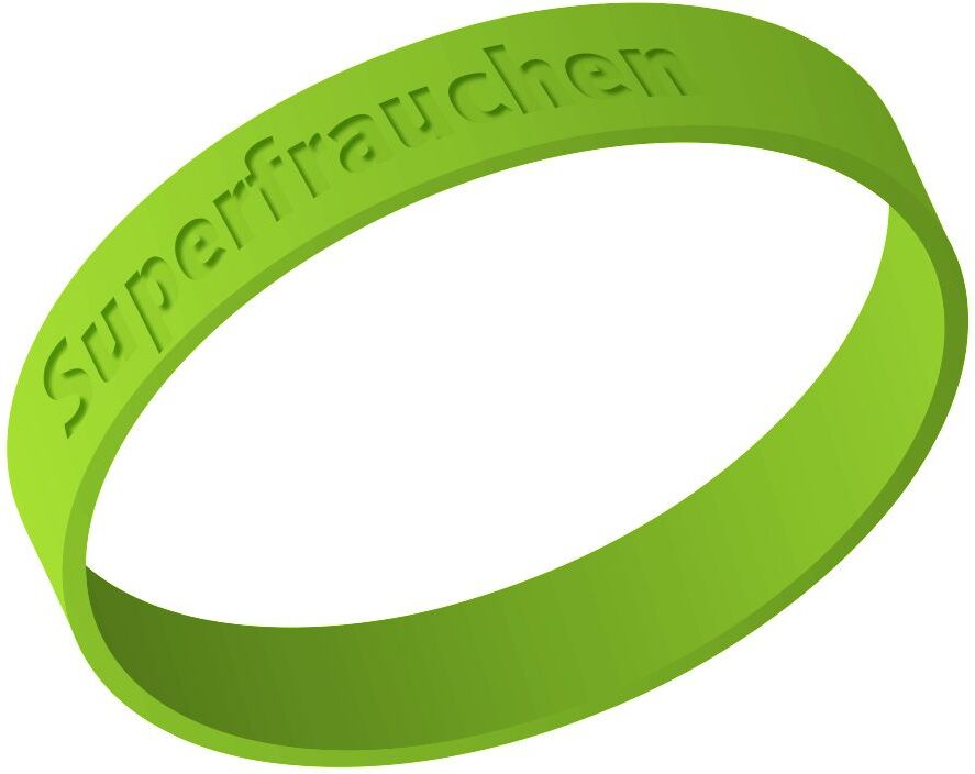 Zooplus Silikonarmband "Superfrauchen"